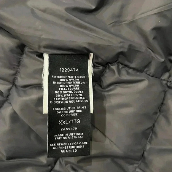 [XXL]Gotcha  Glacier Light Gray 3-in-1 Down DUVET Outer Puffer Jacket - Picture 5 of 10